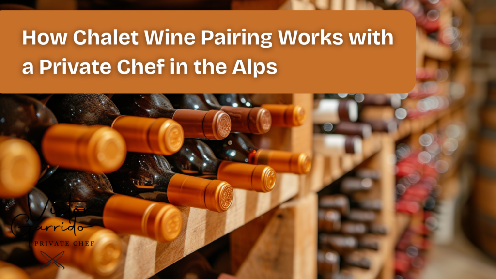 How Chalet Wine Pairing Works with a Private Chef in the Alps, wine rack with red wine
